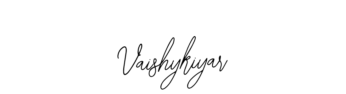 How to make Vaishykiyar name signature. Use Bearetta-2O07w style for creating short signs online. This is the latest handwritten sign. Vaishykiyar signature style 12 images and pictures png