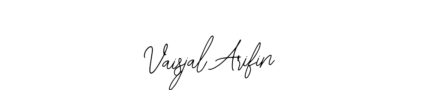 Create a beautiful signature design for name Vaisjal Arifin. With this signature (Bearetta-2O07w) fonts, you can make a handwritten signature for free. Vaisjal Arifin signature style 12 images and pictures png