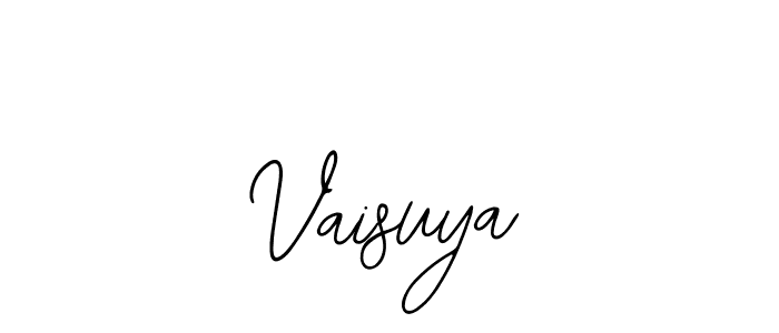 How to make Vaisuya signature? Bearetta-2O07w is a professional autograph style. Create handwritten signature for Vaisuya name. Vaisuya signature style 12 images and pictures png