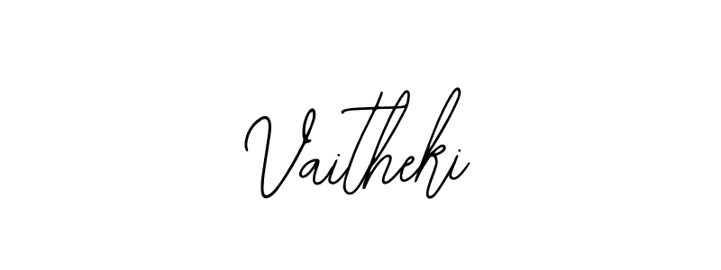 Also we have Vaitheki name is the best signature style. Create professional handwritten signature collection using Bearetta-2O07w autograph style. Vaitheki signature style 12 images and pictures png