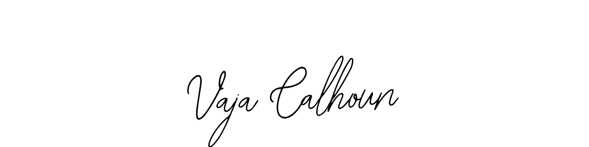 Also we have Vaja Calhoun name is the best signature style. Create professional handwritten signature collection using Bearetta-2O07w autograph style. Vaja Calhoun signature style 12 images and pictures png