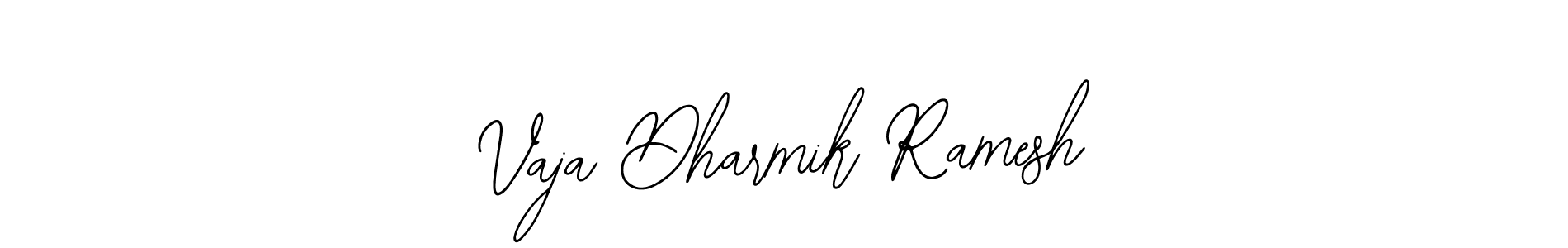 Similarly Bearetta-2O07w is the best handwritten signature design. Signature creator online .You can use it as an online autograph creator for name Vaja Dharmik Ramesh. Vaja Dharmik Ramesh signature style 12 images and pictures png