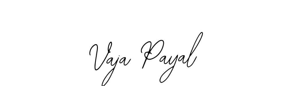 Similarly Bearetta-2O07w is the best handwritten signature design. Signature creator online .You can use it as an online autograph creator for name Vaja Payal. Vaja Payal signature style 12 images and pictures png