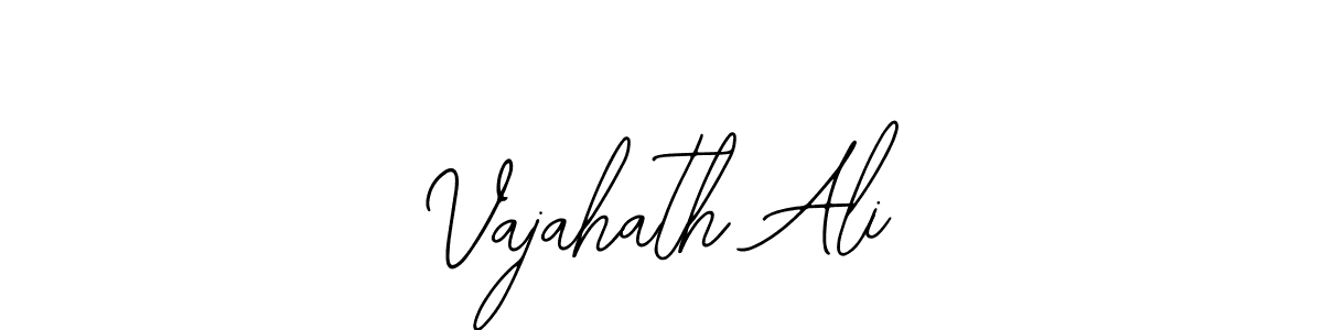 Make a beautiful signature design for name Vajahath Ali. Use this online signature maker to create a handwritten signature for free. Vajahath Ali signature style 12 images and pictures png