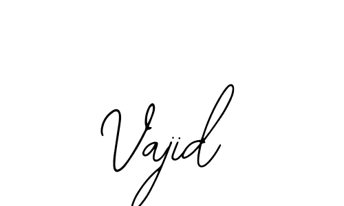 Design your own signature with our free online signature maker. With this signature software, you can create a handwritten (Bearetta-2O07w) signature for name Vajid. Vajid signature style 12 images and pictures png
