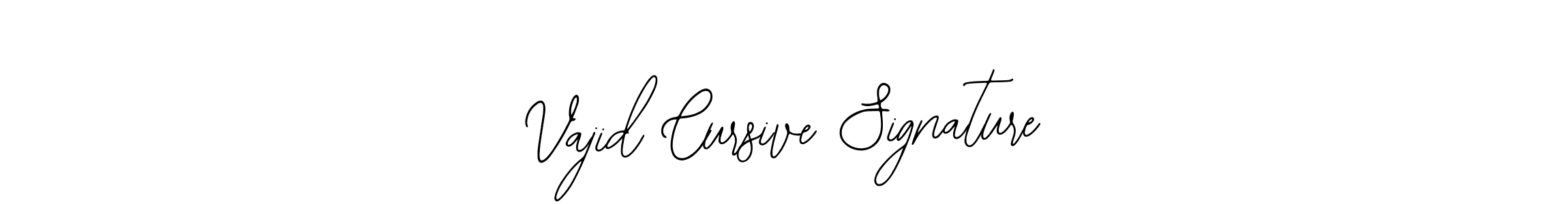 if you are searching for the best signature style for your name Vajid Cursive Signature. so please give up your signature search. here we have designed multiple signature styles  using Bearetta-2O07w. Vajid Cursive Signature signature style 12 images and pictures png
