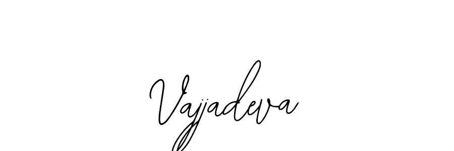 How to make Vajjadeva signature? Bearetta-2O07w is a professional autograph style. Create handwritten signature for Vajjadeva name. Vajjadeva signature style 12 images and pictures png