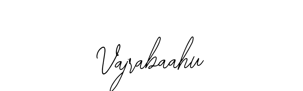 Use a signature maker to create a handwritten signature online. With this signature software, you can design (Bearetta-2O07w) your own signature for name Vajrabaahu. Vajrabaahu signature style 12 images and pictures png