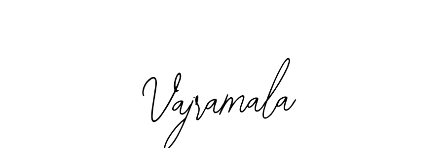 How to make Vajramala signature? Bearetta-2O07w is a professional autograph style. Create handwritten signature for Vajramala name. Vajramala signature style 12 images and pictures png