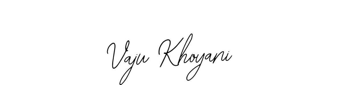 Design your own signature with our free online signature maker. With this signature software, you can create a handwritten (Bearetta-2O07w) signature for name Vaju Khoyani. Vaju Khoyani signature style 12 images and pictures png