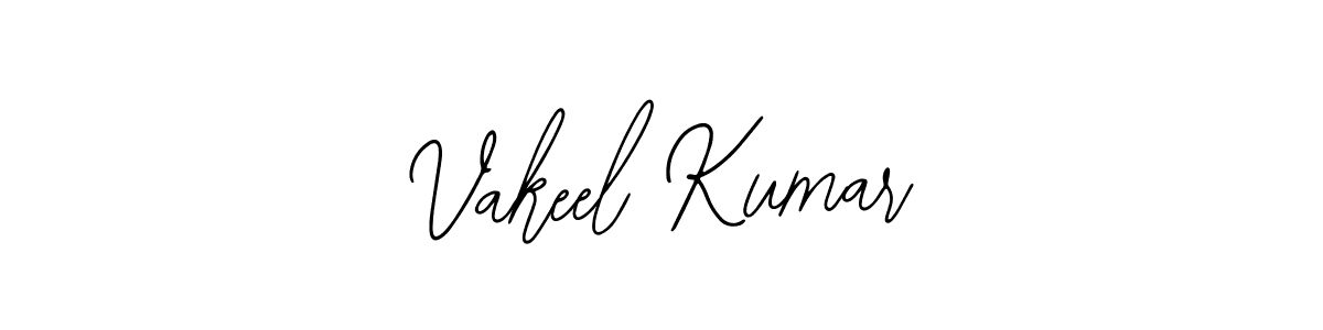 Design your own signature with our free online signature maker. With this signature software, you can create a handwritten (Bearetta-2O07w) signature for name Vakeel Kumar. Vakeel Kumar signature style 12 images and pictures png