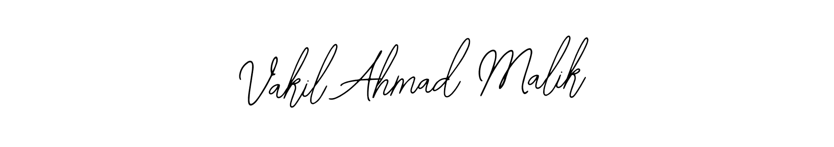 How to Draw Vakil Ahmad Malik signature style? Bearetta-2O07w is a latest design signature styles for name Vakil Ahmad Malik. Vakil Ahmad Malik signature style 12 images and pictures png