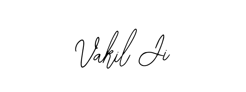 You can use this online signature creator to create a handwritten signature for the name Vakil Ji. This is the best online autograph maker. Vakil Ji signature style 12 images and pictures png