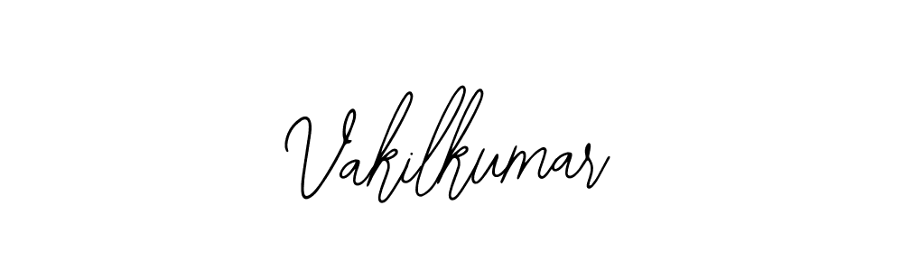 Also we have Vakilkumar name is the best signature style. Create professional handwritten signature collection using Bearetta-2O07w autograph style. Vakilkumar signature style 12 images and pictures png