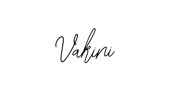 How to make Vakini signature? Bearetta-2O07w is a professional autograph style. Create handwritten signature for Vakini name. Vakini signature style 12 images and pictures png