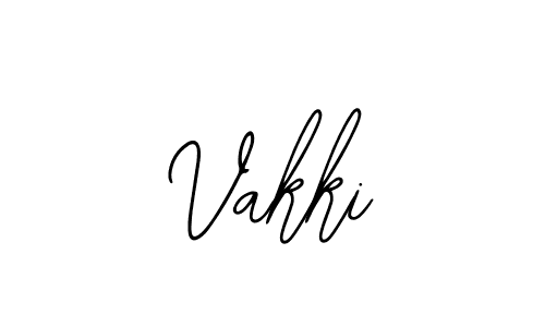 Design your own signature with our free online signature maker. With this signature software, you can create a handwritten (Bearetta-2O07w) signature for name Vakki. Vakki signature style 12 images and pictures png