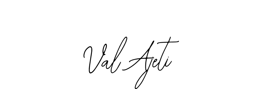 The best way (Bearetta-2O07w) to make a short signature is to pick only two or three words in your name. The name Val Ajeti include a total of six letters. For converting this name. Val Ajeti signature style 12 images and pictures png