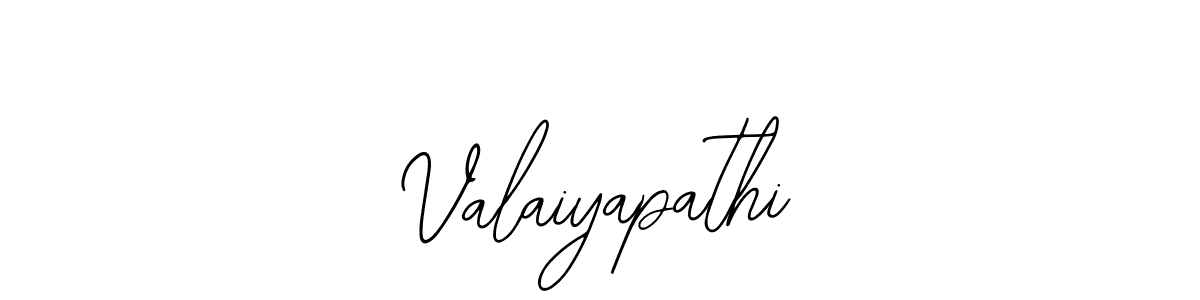 if you are searching for the best signature style for your name Valaiyapathi. so please give up your signature search. here we have designed multiple signature styles  using Bearetta-2O07w. Valaiyapathi signature style 12 images and pictures png