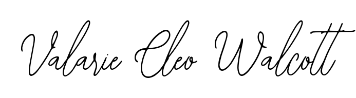 It looks like you need a new signature style for name Valarie Cleo Walcott. Design unique handwritten (Bearetta-2O07w) signature with our free signature maker in just a few clicks. Valarie Cleo Walcott signature style 12 images and pictures png