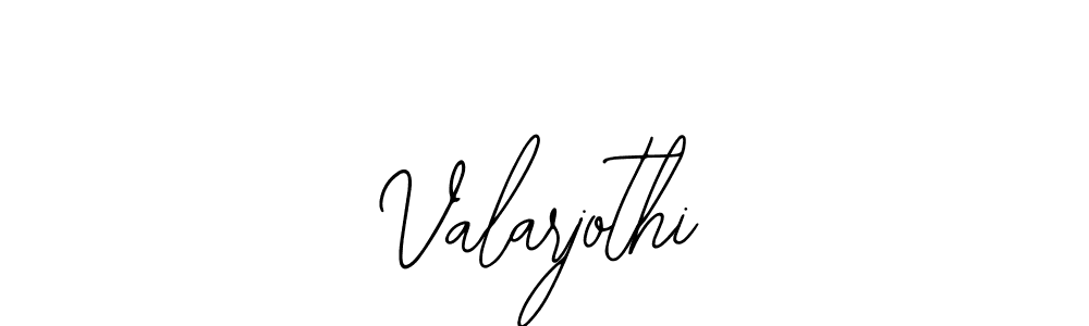 How to make Valarjothi name signature. Use Bearetta-2O07w style for creating short signs online. This is the latest handwritten sign. Valarjothi signature style 12 images and pictures png