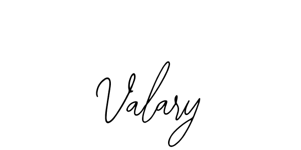 Design your own signature with our free online signature maker. With this signature software, you can create a handwritten (Bearetta-2O07w) signature for name Valary. Valary signature style 12 images and pictures png