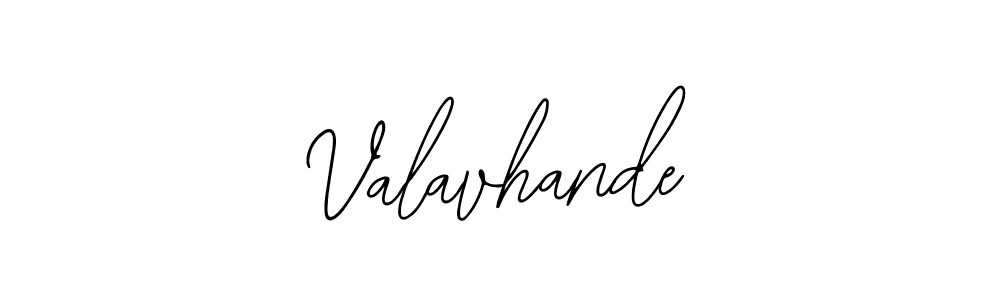 How to make Valavhande signature? Bearetta-2O07w is a professional autograph style. Create handwritten signature for Valavhande name. Valavhande signature style 12 images and pictures png