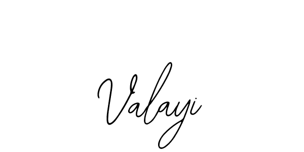 Design your own signature with our free online signature maker. With this signature software, you can create a handwritten (Bearetta-2O07w) signature for name Valayi. Valayi signature style 12 images and pictures png