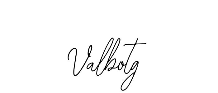 How to make Valbotg name signature. Use Bearetta-2O07w style for creating short signs online. This is the latest handwritten sign. Valbotg signature style 12 images and pictures png