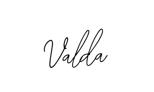 Valda stylish signature style. Best Handwritten Sign (Bearetta-2O07w) for my name. Handwritten Signature Collection Ideas for my name Valda. Valda signature style 12 images and pictures png