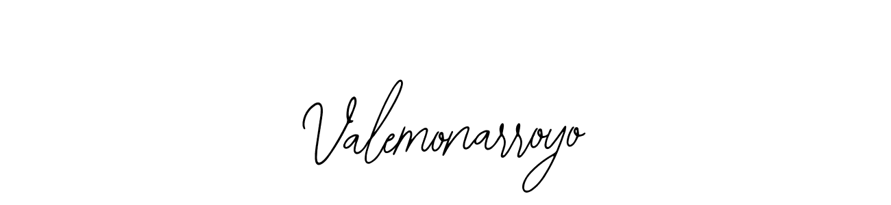 Design your own signature with our free online signature maker. With this signature software, you can create a handwritten (Bearetta-2O07w) signature for name Valemonarroyo. Valemonarroyo signature style 12 images and pictures png