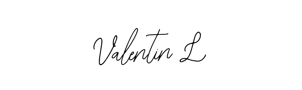 It looks lik you need a new signature style for name Valentin L. Design unique handwritten (Bearetta-2O07w) signature with our free signature maker in just a few clicks. Valentin L signature style 12 images and pictures png