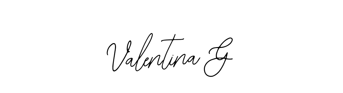 if you are searching for the best signature style for your name Valentina G. so please give up your signature search. here we have designed multiple signature styles  using Bearetta-2O07w. Valentina G signature style 12 images and pictures png