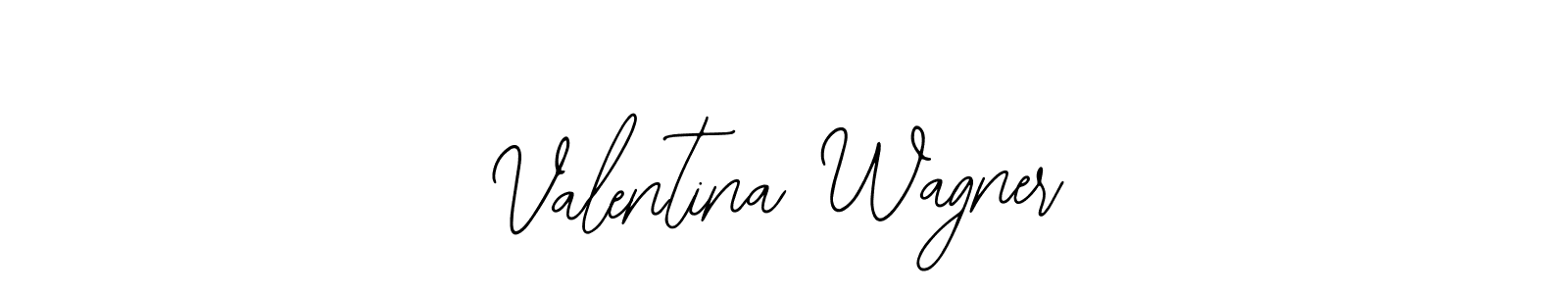 Use a signature maker to create a handwritten signature online. With this signature software, you can design (Bearetta-2O07w) your own signature for name Valentina Wagner. Valentina Wagner signature style 12 images and pictures png