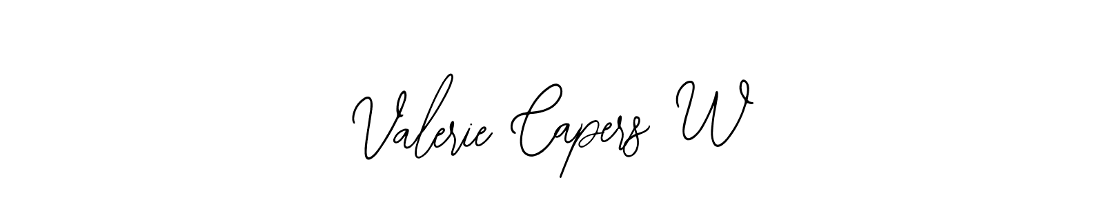 How to Draw Valerie Capers W signature style? Bearetta-2O07w is a latest design signature styles for name Valerie Capers W. Valerie Capers W signature style 12 images and pictures png