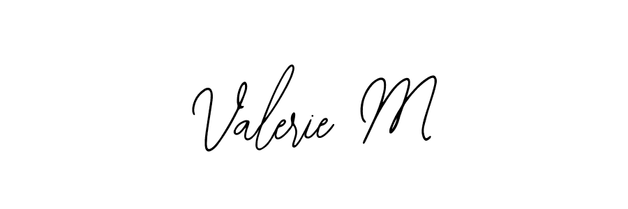 Design your own signature with our free online signature maker. With this signature software, you can create a handwritten (Bearetta-2O07w) signature for name Valerie M. Valerie M signature style 12 images and pictures png