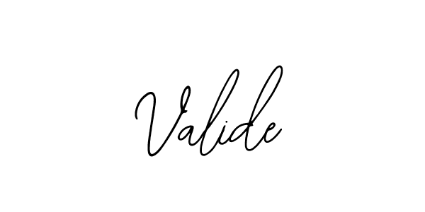 It looks lik you need a new signature style for name Valide. Design unique handwritten (Bearetta-2O07w) signature with our free signature maker in just a few clicks. Valide signature style 12 images and pictures png