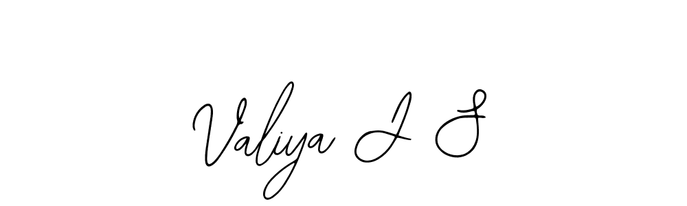 You can use this online signature creator to create a handwritten signature for the name Valiya J S. This is the best online autograph maker. Valiya J S signature style 12 images and pictures png