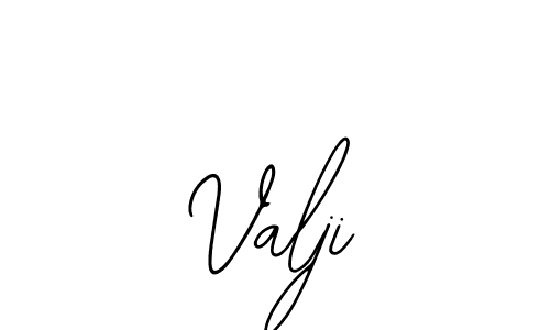 Also we have Valji name is the best signature style. Create professional handwritten signature collection using Bearetta-2O07w autograph style. Valji signature style 12 images and pictures png