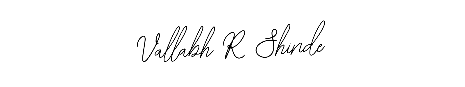 Use a signature maker to create a handwritten signature online. With this signature software, you can design (Bearetta-2O07w) your own signature for name Vallabh R Shinde. Vallabh R Shinde signature style 12 images and pictures png