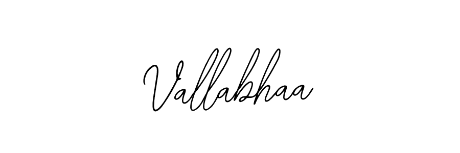Design your own signature with our free online signature maker. With this signature software, you can create a handwritten (Bearetta-2O07w) signature for name Vallabhaa. Vallabhaa signature style 12 images and pictures png