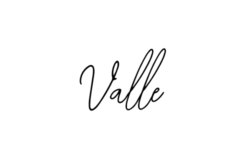 How to make Valle name signature. Use Bearetta-2O07w style for creating short signs online. This is the latest handwritten sign. Valle signature style 12 images and pictures png
