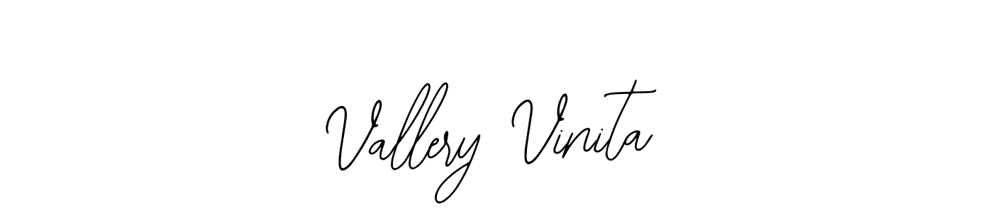 Create a beautiful signature design for name Vallery Vinita. With this signature (Bearetta-2O07w) fonts, you can make a handwritten signature for free. Vallery Vinita signature style 12 images and pictures png