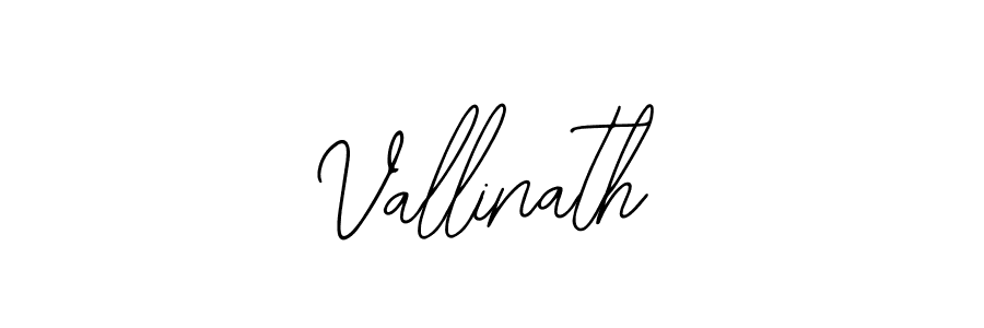 Make a beautiful signature design for name Vallinath. Use this online signature maker to create a handwritten signature for free. Vallinath signature style 12 images and pictures png