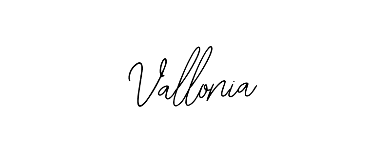 Design your own signature with our free online signature maker. With this signature software, you can create a handwritten (Bearetta-2O07w) signature for name Vallonia. Vallonia signature style 12 images and pictures png