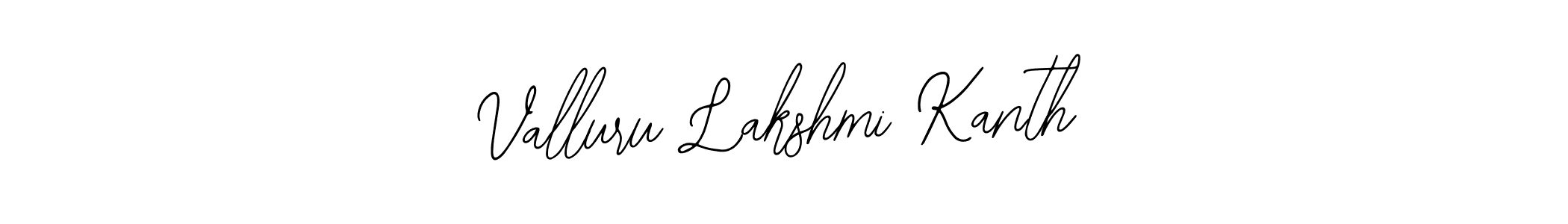 if you are searching for the best signature style for your name Valluru Lakshmi Kanth. so please give up your signature search. here we have designed multiple signature styles  using Bearetta-2O07w. Valluru Lakshmi Kanth signature style 12 images and pictures png