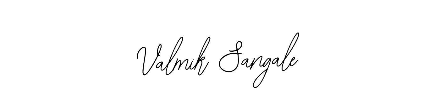 It looks lik you need a new signature style for name Valmik Sangale. Design unique handwritten (Bearetta-2O07w) signature with our free signature maker in just a few clicks. Valmik Sangale signature style 12 images and pictures png