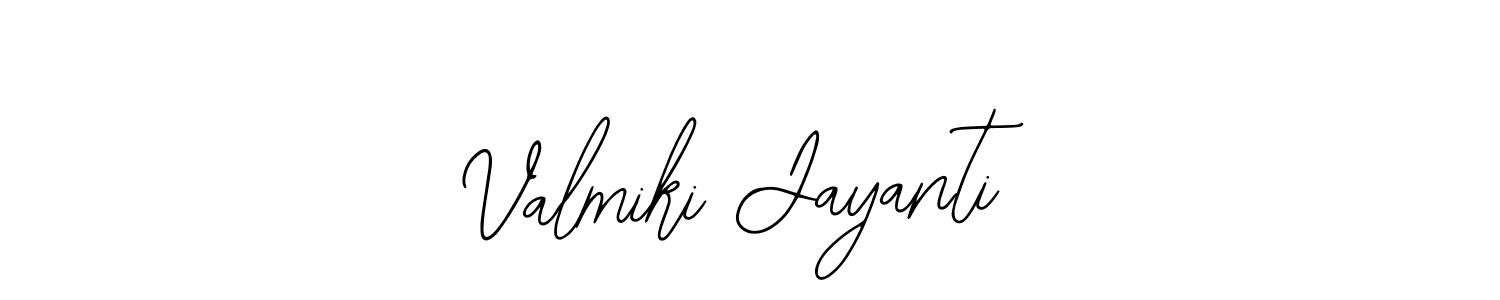 How to make Valmiki Jayanti name signature. Use Bearetta-2O07w style for creating short signs online. This is the latest handwritten sign. Valmiki Jayanti signature style 12 images and pictures png