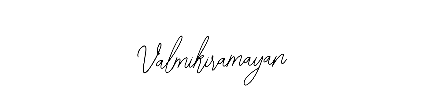 Use a signature maker to create a handwritten signature online. With this signature software, you can design (Bearetta-2O07w) your own signature for name Valmikiramayan. Valmikiramayan signature style 12 images and pictures png