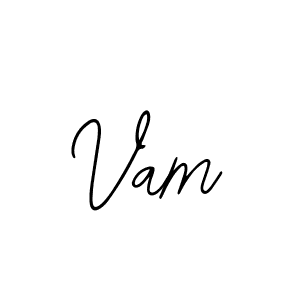 How to make Vam name signature. Use Bearetta-2O07w style for creating short signs online. This is the latest handwritten sign. Vam signature style 12 images and pictures png