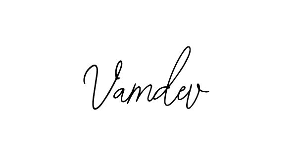 How to Draw Vamdev signature style? Bearetta-2O07w is a latest design signature styles for name Vamdev. Vamdev signature style 12 images and pictures png